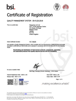 Certificate EN 9120:2018 (Telegärtner UK Ltd.)