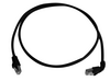 Patch Cord Cat.6^A MP8 FS 500 LSZH-7,5 m; 1x90° cable boot; black}