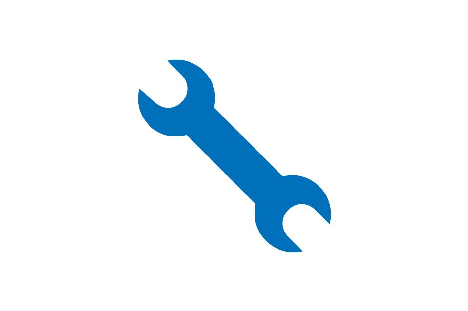 Schraubenschlüssel: Symbol für Screw