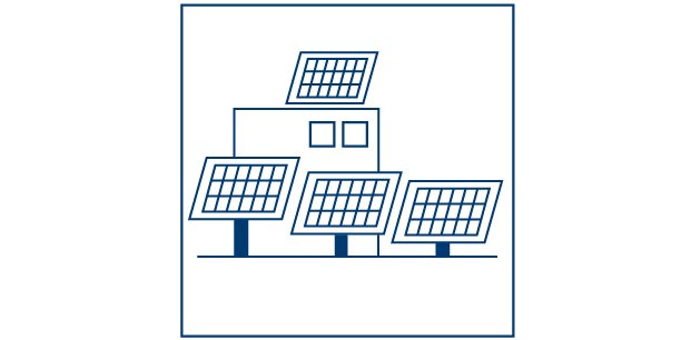 Symbol Photovoltaikanlage