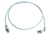 Patch Cord Cat.6^A MP8 FS 500 LSZH-0,5 m; 1x90° cable boot; white}