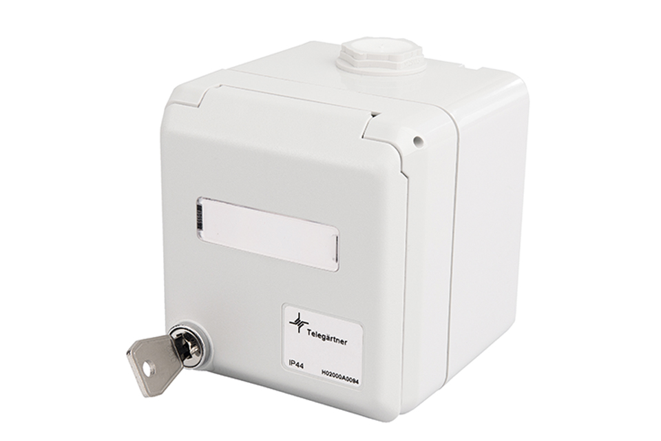 Lockable surface-mounted boxes in protection class IP44
