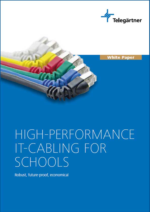 High-perfomance IT-cabling for schools